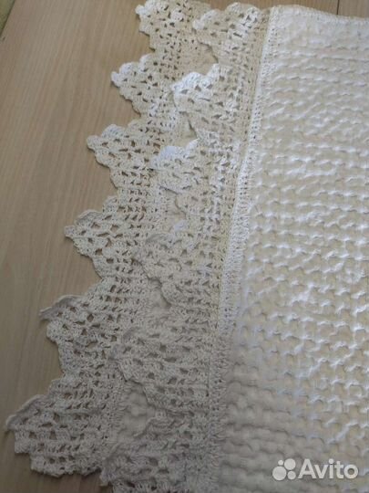 Рушник с кружевом ручная работа