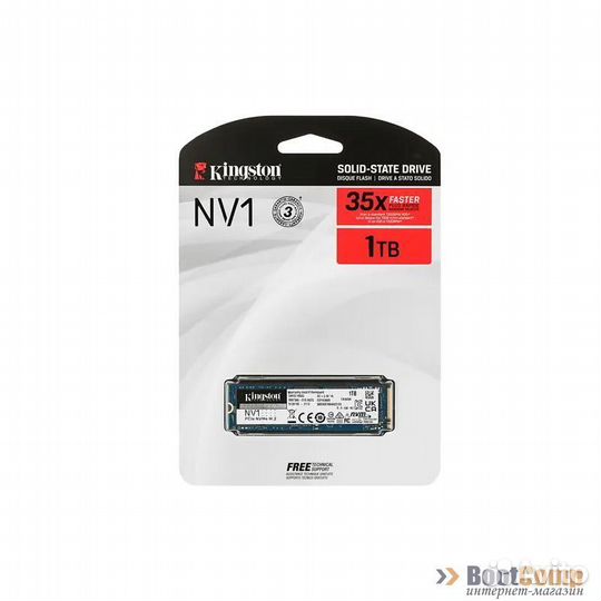 Жесткий диск SSD M.2 1TB Kingston NV1 SNV2S/1000G