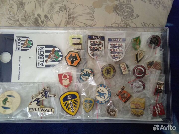 Значки Английская Премьер лига и Чемпионшип