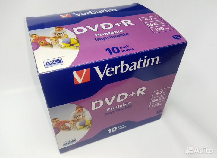 Диск DVD+R Verbatim Printable