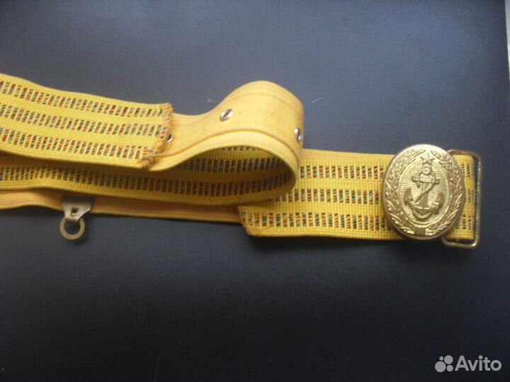 Парадный офицерский флотский ремень