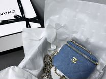 Chanel сумка малышка джинсовая бьюти серия