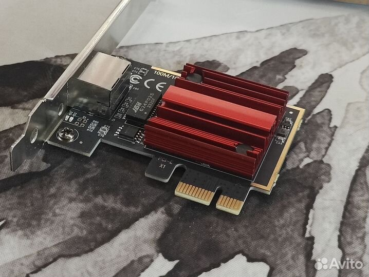 Райзер pci-e сетевая карта 2.5gbit