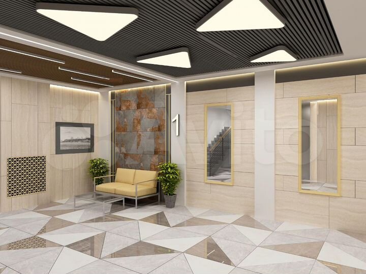 2-к. квартира, 74,6 м², 5/10 эт.