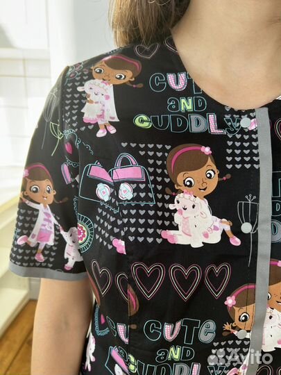 Костюм медицинский с принтом