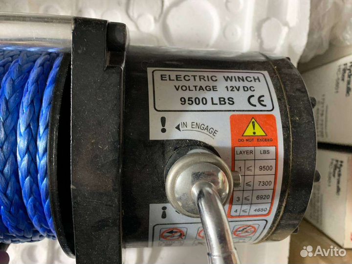 Лебедка для джипа 9500lbs