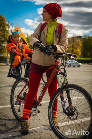 Кресло велосипедное детское Polisport koolah