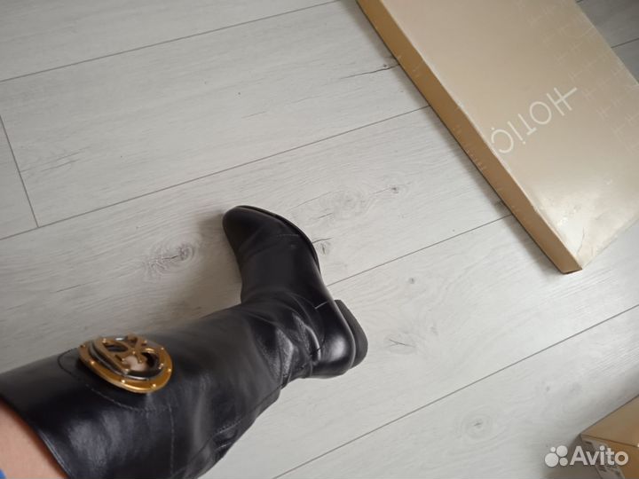 Сапоги демисезонные натуральная кожа, Турция