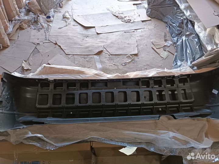 Бампер задний ваз 2112 цвет серебристый 690