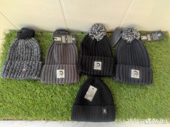 Шапки Мужские Люкс Качество 56-60 размер