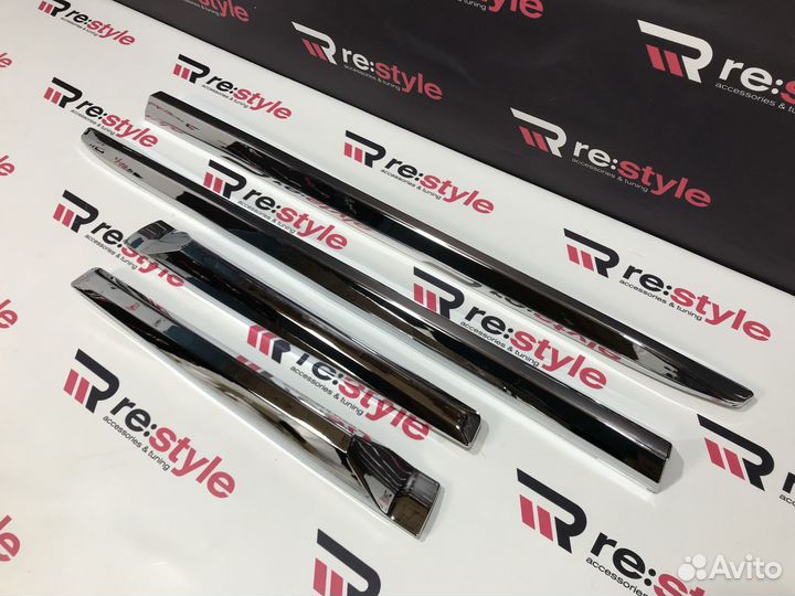 Молдинги Toyota Land Cruiser Prado 150 с18г Хром