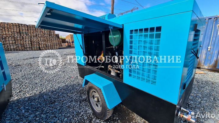 Винтовой компрессор на шасси 12 м3