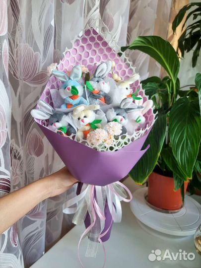 Плюшевые букеты