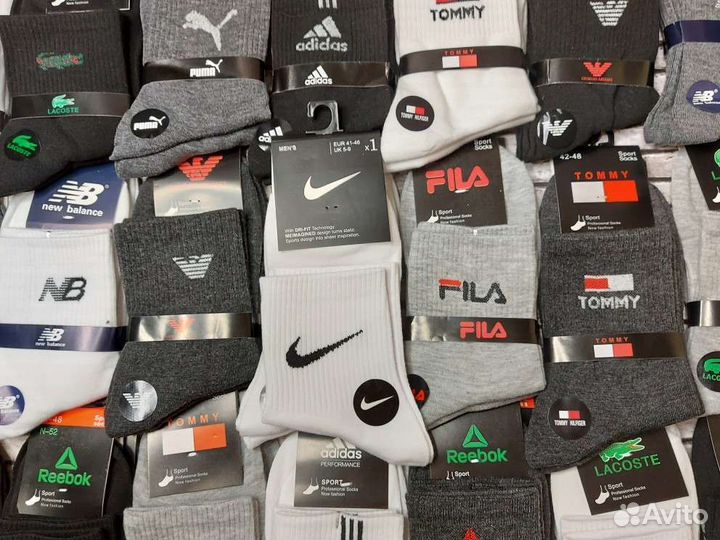 Носки Nike Adidas Puma Reebok