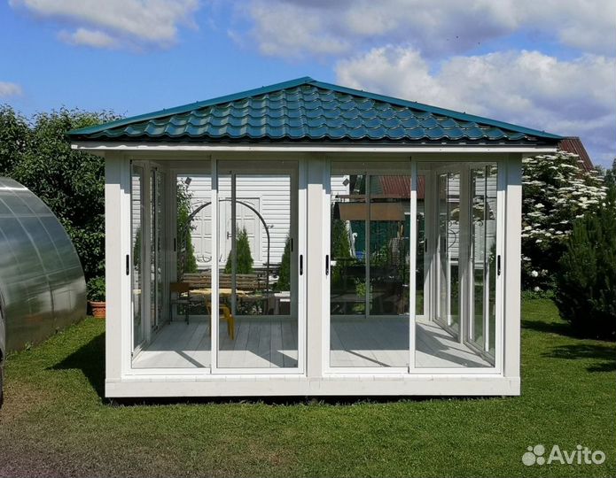 Остекление беседки в рассрочку