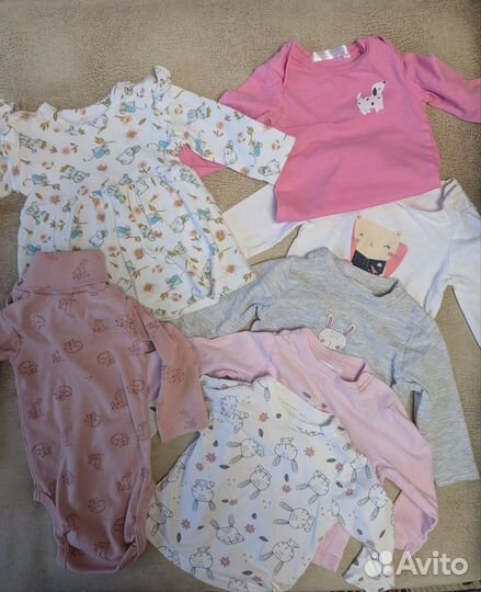 Детские вещи пакетом 56-62 на девочку