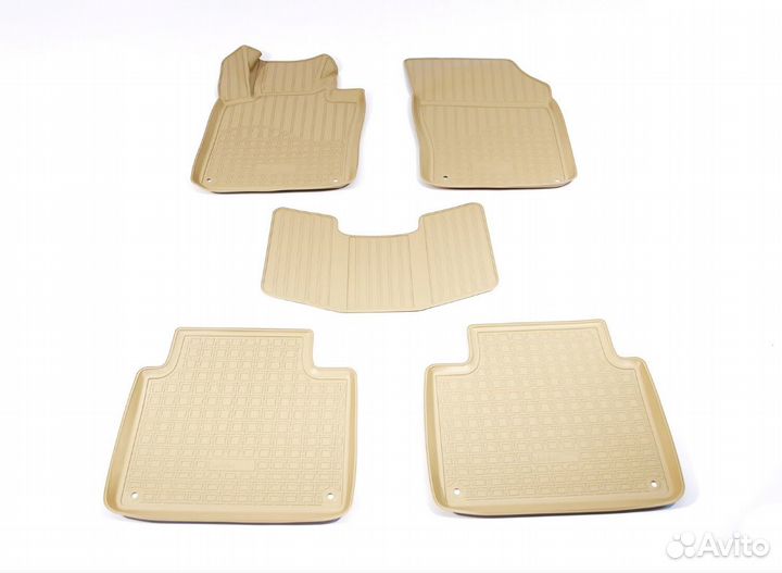 Коврики в салон Volvo S90 II (2016-н.в.) Бежевые