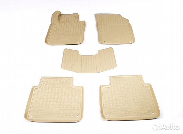 Коврики в салон Volvo S90 II (2016-н.в.) Бежевые