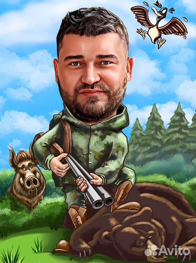 Шаржи на заказ по фото