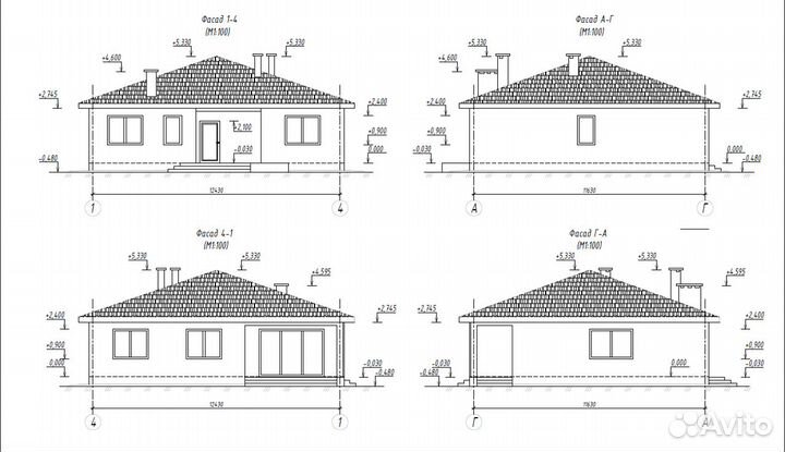 Проект одноэтажного дома улучшенный Z273