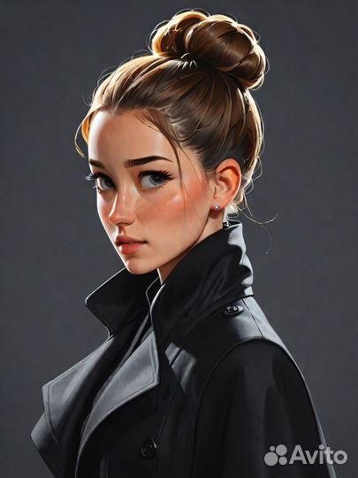 Портрет в стиле Sam Yang