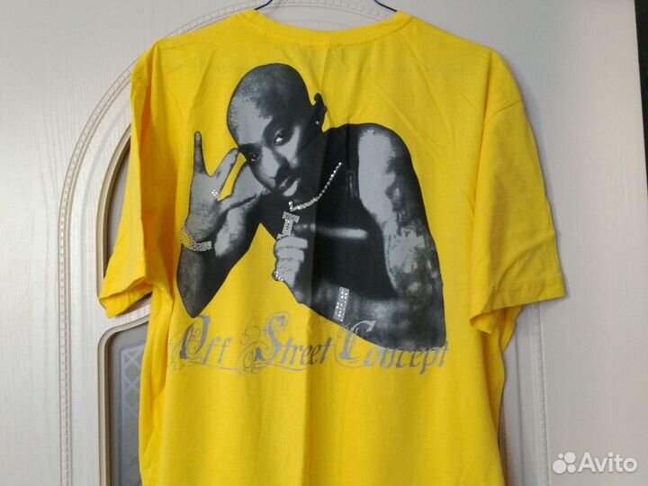 Новая футболка Off р.54