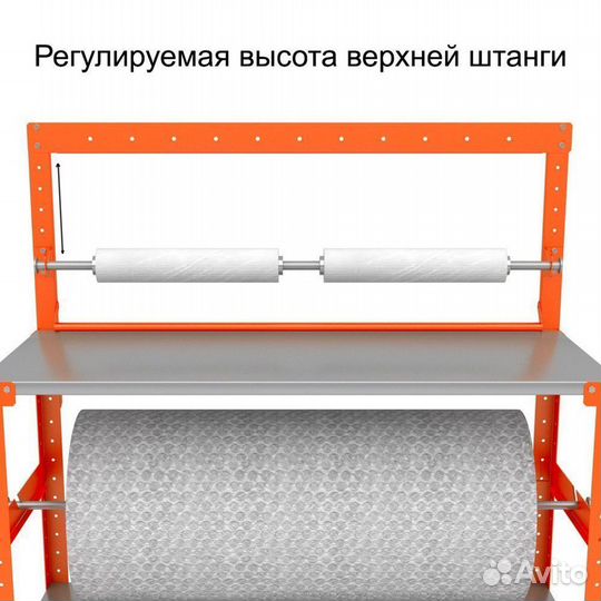 Стол Упаковочный для склада М1 - 1300 х 800