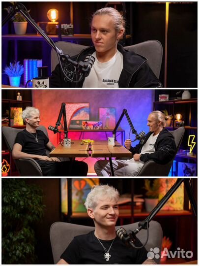 Съемка подкастов, подкаст студия