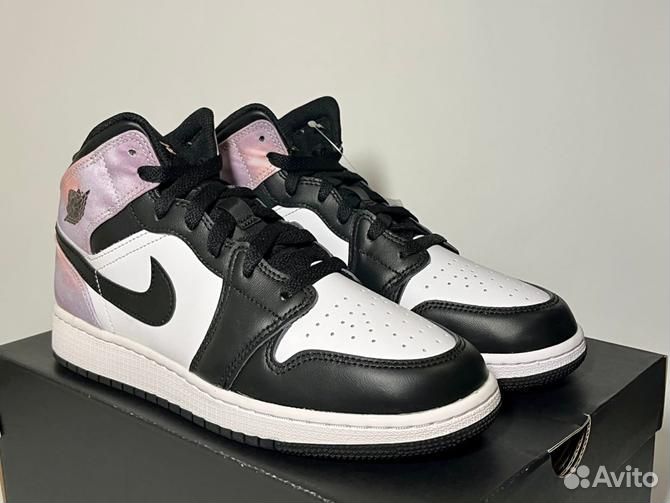 Air Jordan 1 GS Mid Zen Master / Tie Dye / Pink