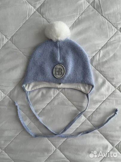 Шапка демисезонная для новорожденного (38-40)