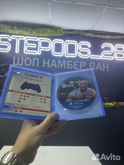 Диск UFC 3 для PS4 новый