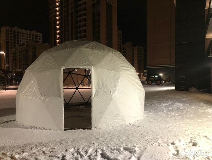 Купольный шатер для глэмпинга