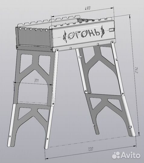 Мангал вечный 
