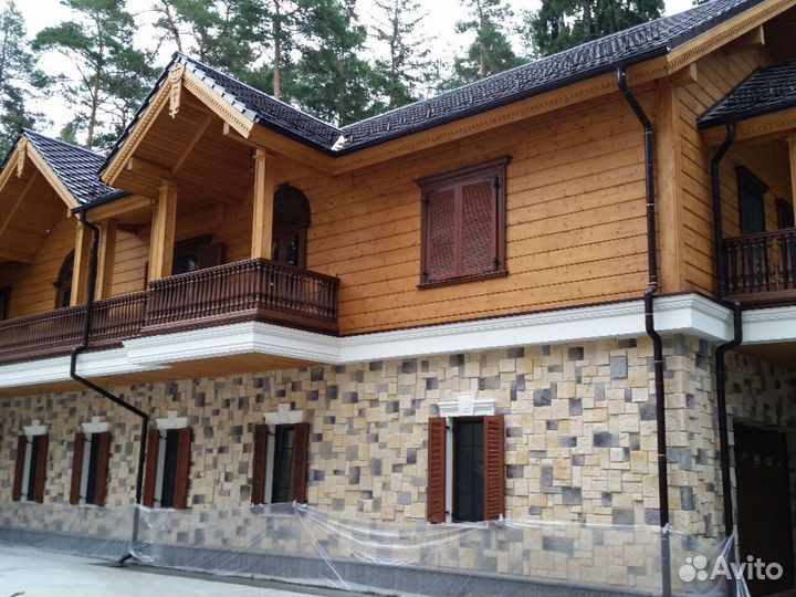 Домокомплект из клееного бруса, ель, 270 на 125