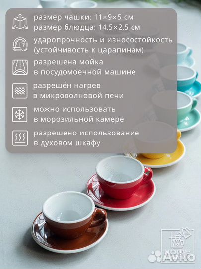 Кофейная пара Loveramics Egg 150 мл, цвет Night Sky (Ночное небо)