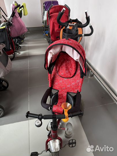 Велосипед детский с ручкой бу