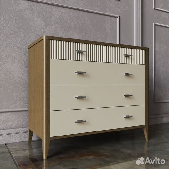 Комод 5 ящиков из массива