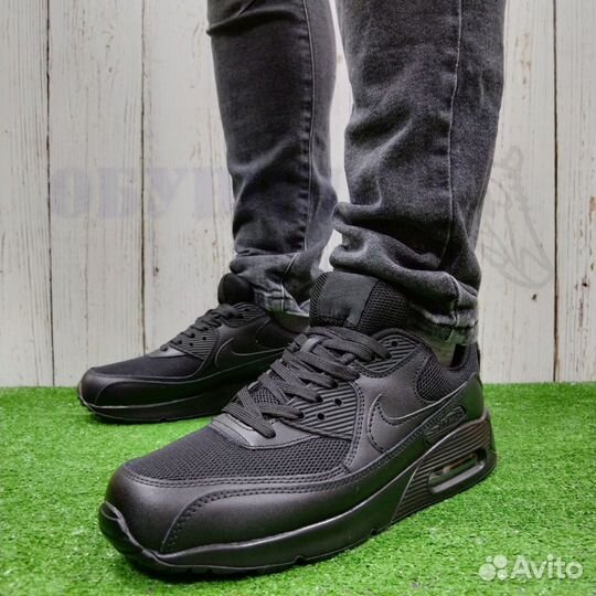 Кроссовки Nike air max 90 black Р41-44