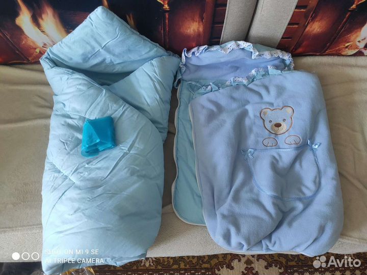 Конверт на выписку для мальчика зимний