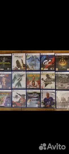Игровые диски на ps5