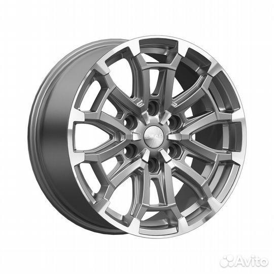 Литые диски 8x18 6x139.7 100.1 ET36 скад Авилис алмаз графит