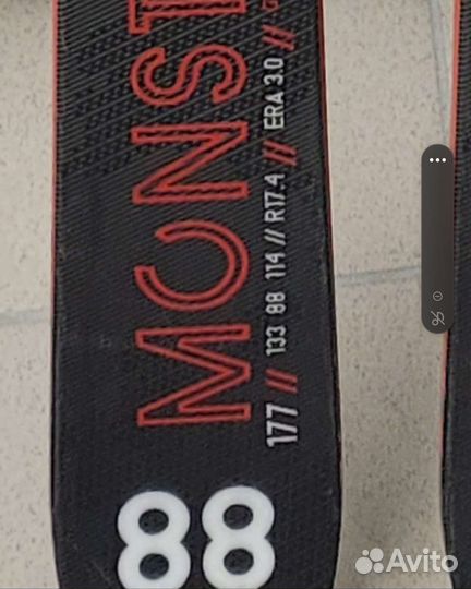 Горные лыжи head monster 88