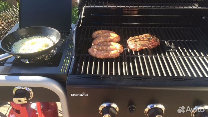 Гриль гибридный газ+уголь