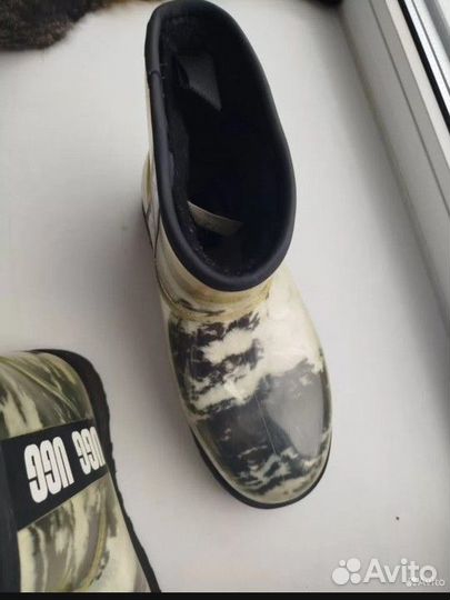 Непромокаемые Ugg clear мраморные 37-38(25см