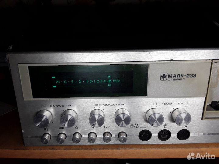 Кассетный магнитофон маяк