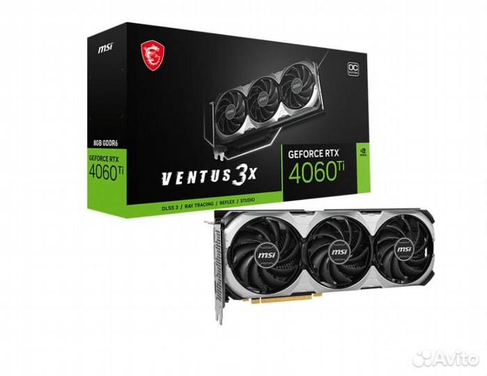 MSI 8Gb (4060 TI ventus 3X E 8G OC)