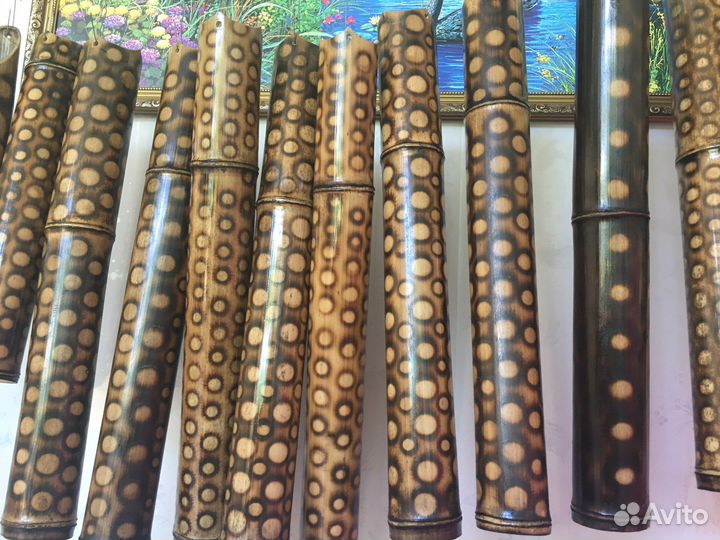 Колчан для шампуров из бамбука