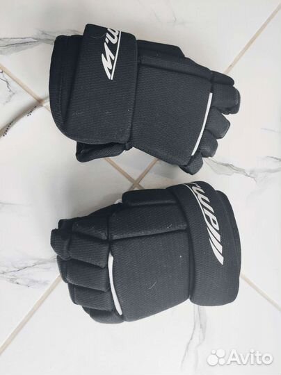 Краги, клюшка, коньки, защита хоккейные