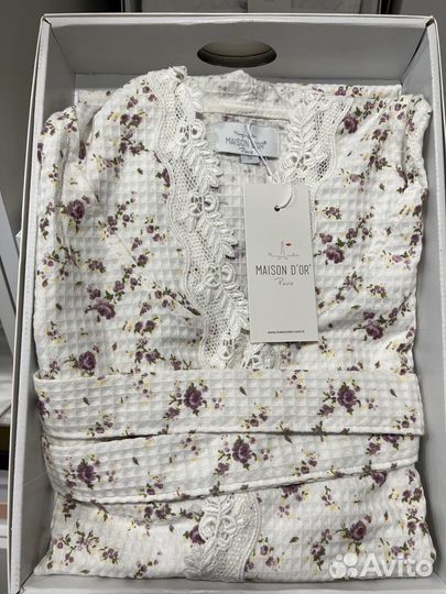 Халат женский вафельный