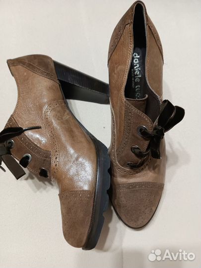 Ботильоны кожа daniele tucci Италия размер 39,5